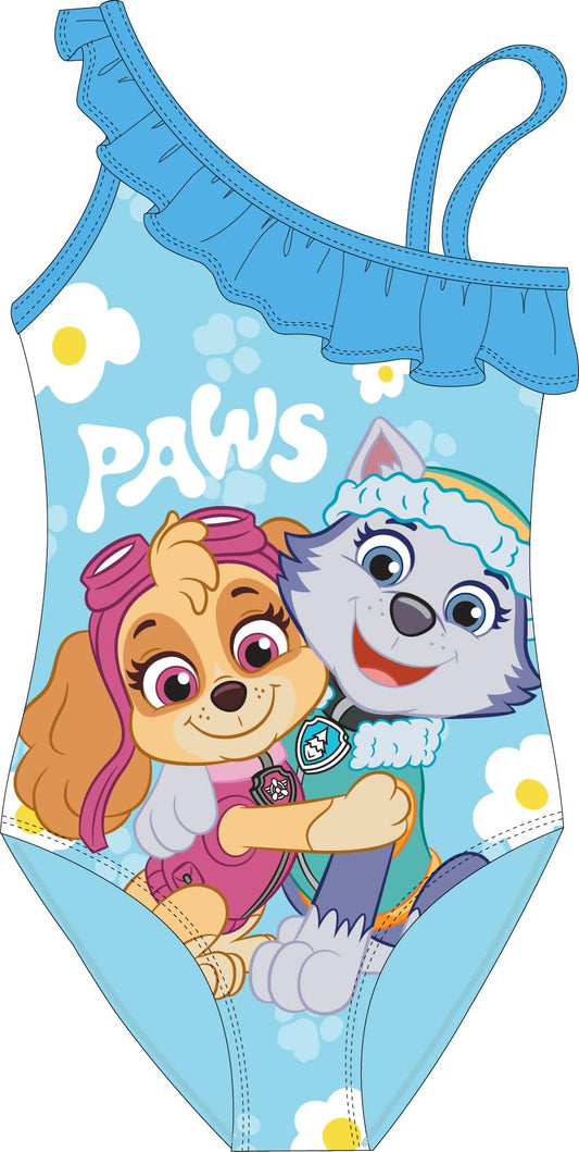 Paw Patrol Skye Everest Badeanzug für Mädchen Einteiler Kinder Schwimmanzug Monokoni Fast Dry Gr. 98/104 110/116 122/128