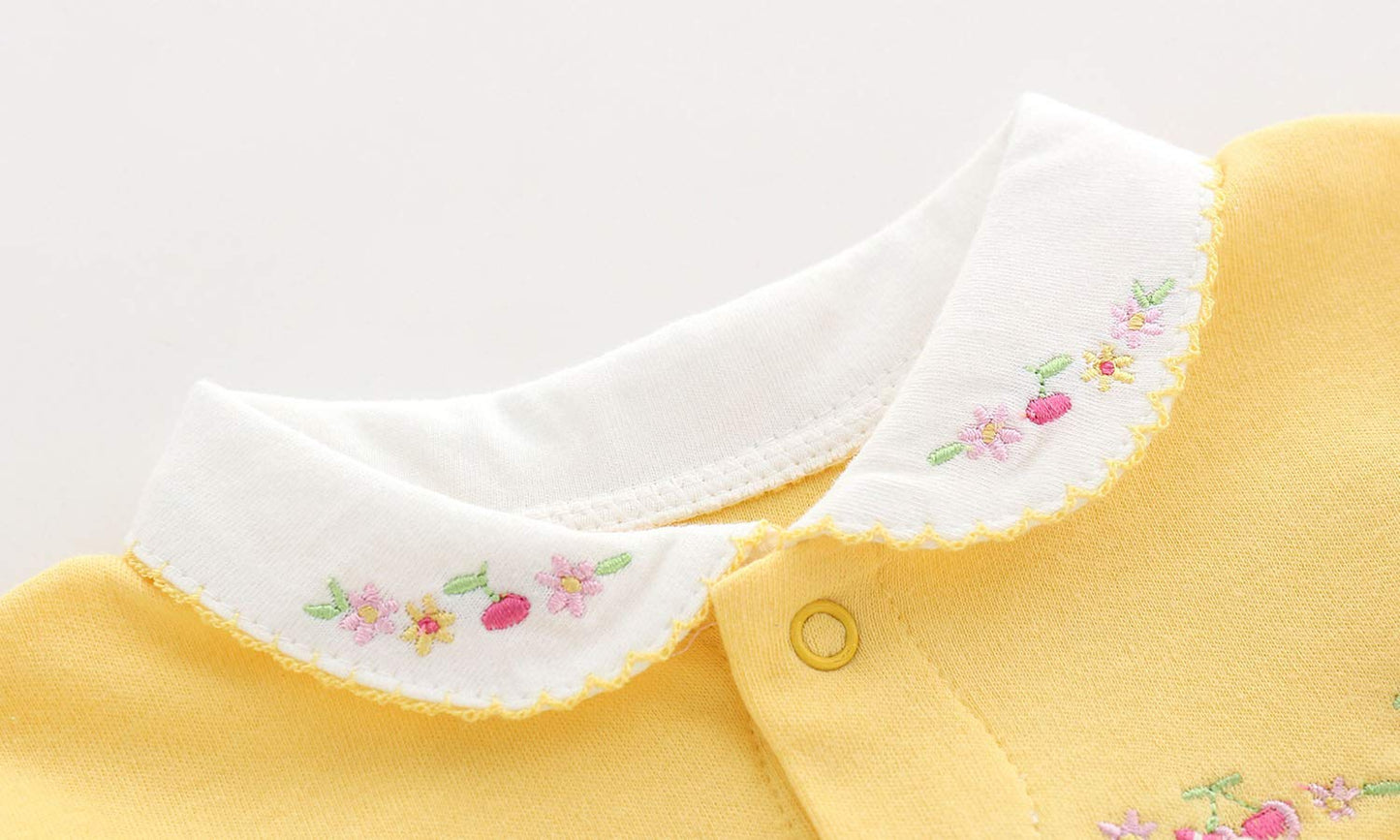 KIDDLETOWN Baby Pajamas, Rompers Newborns, Baby Sleep Rompers, Baby Rompers Long Sleeves, Baby Pajamas, Baby Clothes Girls, Baby Pajamas Cotton, Pajamas for Girls Young