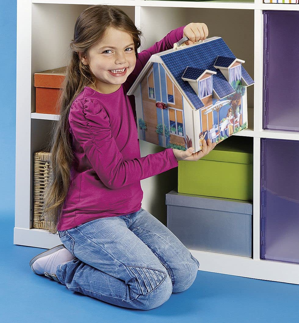 PLAYMOBIL | Dollhouse |Spielzeug für Kinder ab 4 Jahren | Mitnehm-Puppenhaus mit Griff | 70985