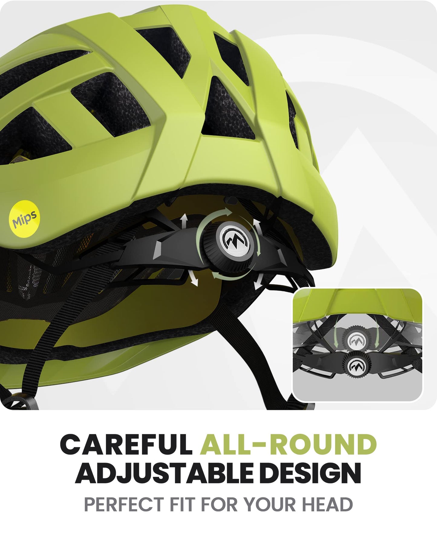 OutdoorMaster MIPS Fahrradhelm - Zwei herausnehmbare Innenfutter & Belüftung in Multi-Environment - Fahrradhelm in Mountain, Autobahn für Jugendliche & Erwachsene
