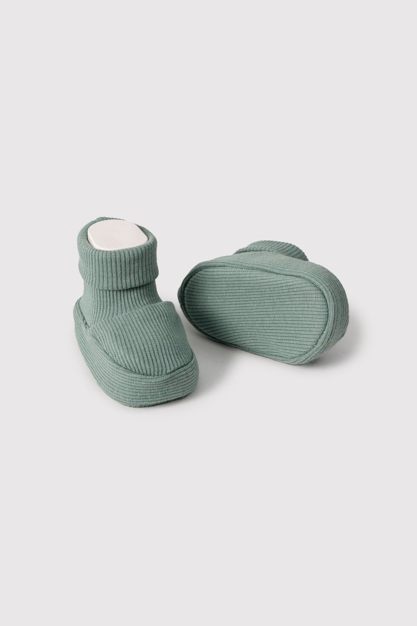 Generisch Baby Krabbel- Hausschuhe - Schuhe Neugeborene - Baumwolle - Diverse Farben - Mädchen - Jungs