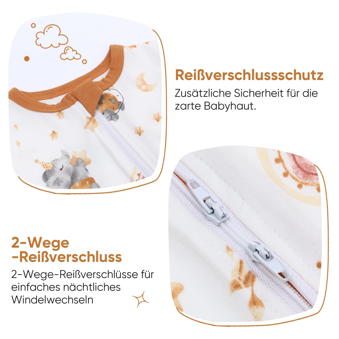 amo nenes 3er Pack Baby Strampler Neugeborene 0.5 Tog mit Füßen und Ärmel 100% Baumwolle Atmungsaktiv Baby Jungen Mädchen Overall, Baby Kleidung Langärmelige, 0-24 Monate