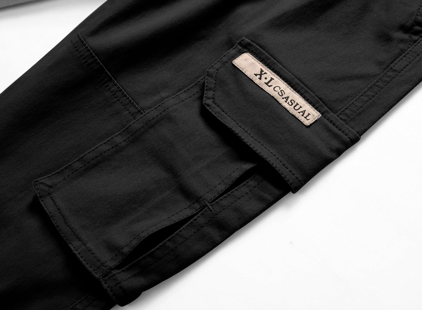 YOUNGSOUL boys cargo pants children's stretch cargo pants jogging pants leisure pants with elastic band