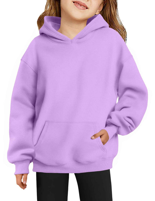 Arshiner Girls' Warm Fleece Children's Hoodie Winter Pullover with Pocket Sweatshirt for Girls 6-16 Years