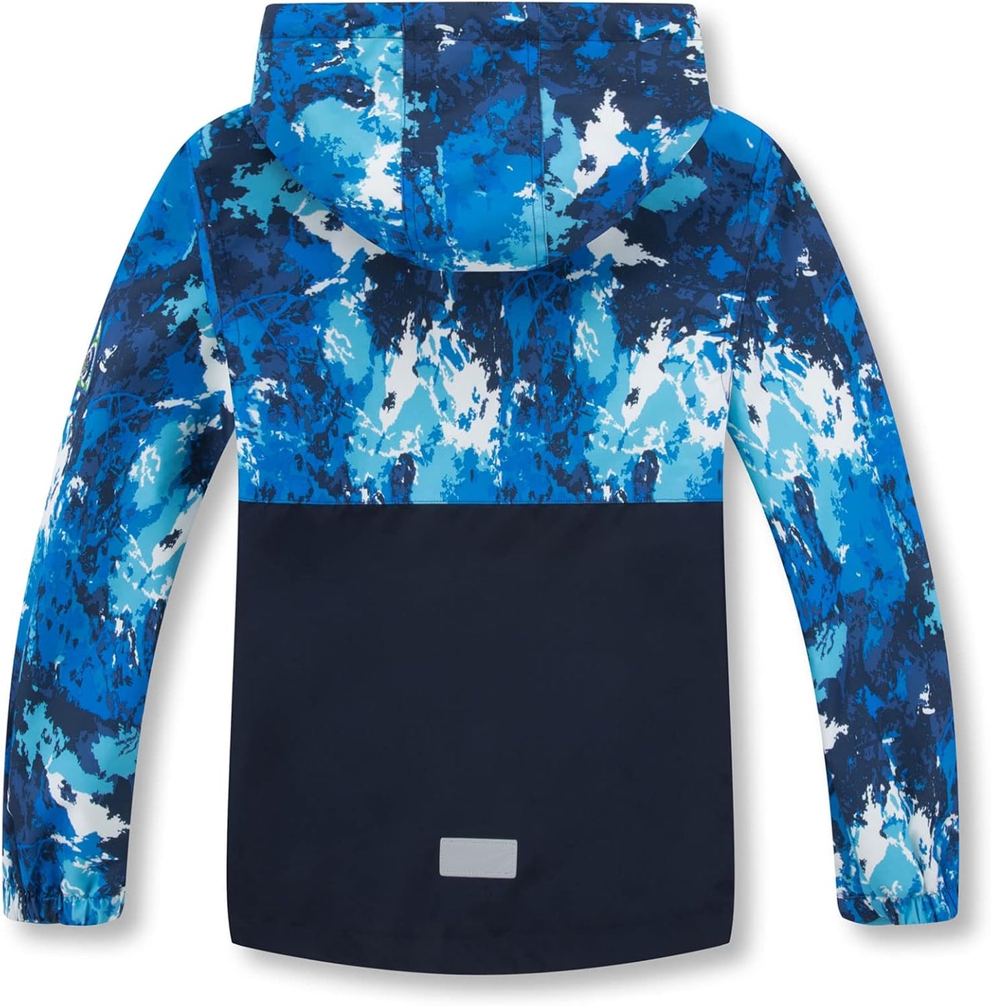LAUSONS Children's Lined Jacket, Boys' Transition Jackets for Boys, Softshell Jackets with Camouflage Pattern