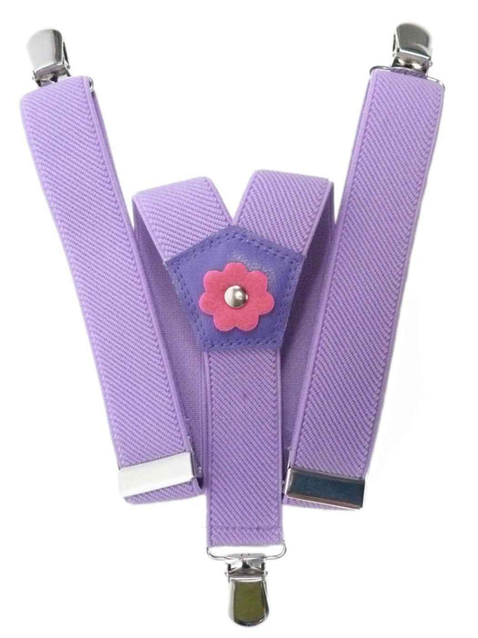 Kids Braces Y Shape/Elastic Clip On Braces with Floral Design (1-5 Years) - 2.5cm