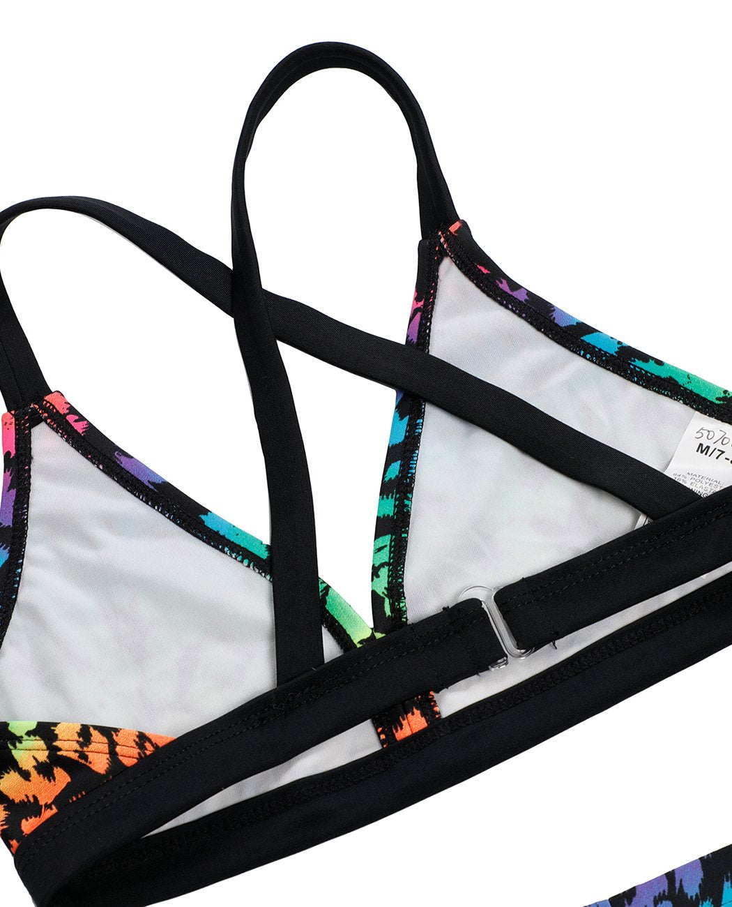 DUSISHIDAN Bikini Kinder Mädchen Zweiteiliger Bademode Süß Badeanzug Zurück überqueren Sommer Swimsuit 110-176