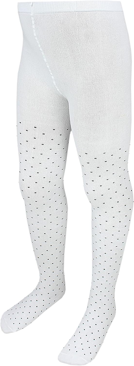 TupTam, Girls' Knitted Tights, Colourful Pattern, Pack of 6