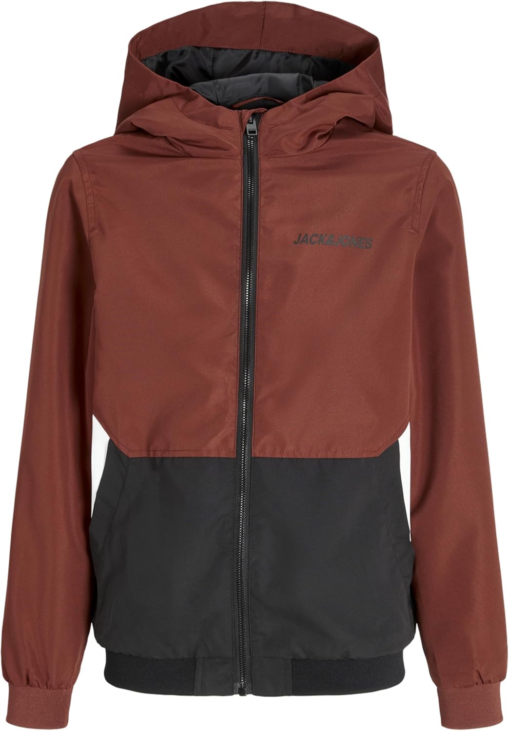 JACK & JONES Jjerush Blocking Hood Bomber Sn Jr Boys Jacket