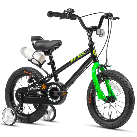 Glerc Fantacy 12 14 16 18 20 Zoll Kinderfahrrad für 2-14 Jahre alt mit Scheinwerfer & Kickstand für Geburtstagsgeschenk, mehrere Farben - Meloni2