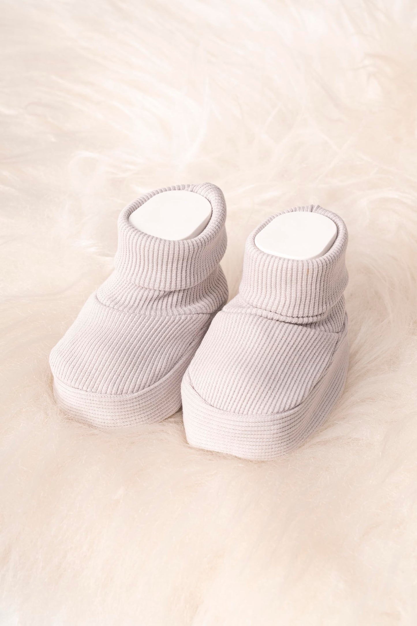 Generisch Baby Krabbel- Hausschuhe - Schuhe Neugeborene - Baumwolle - Diverse Farben - Mädchen - Jungs