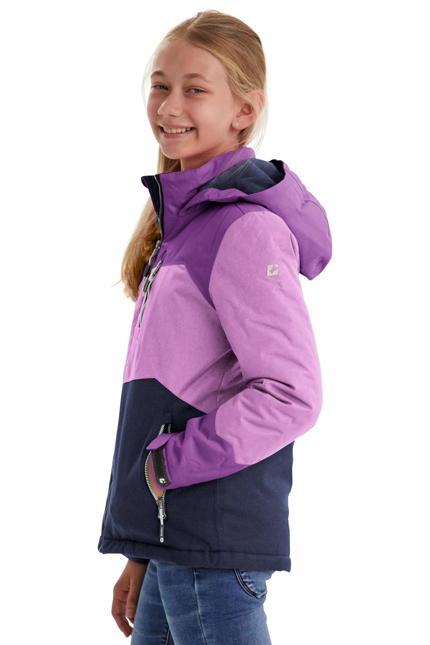 killtec Girls' Lynge Grls Jckt B Functional Jacket with Hood