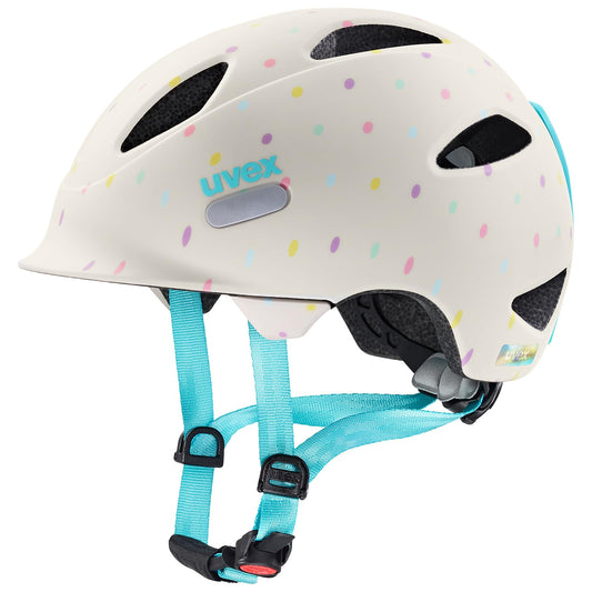 uvex oyo style - lightweight bicycle helmet for children - individual size adjustment - expandable with LED light