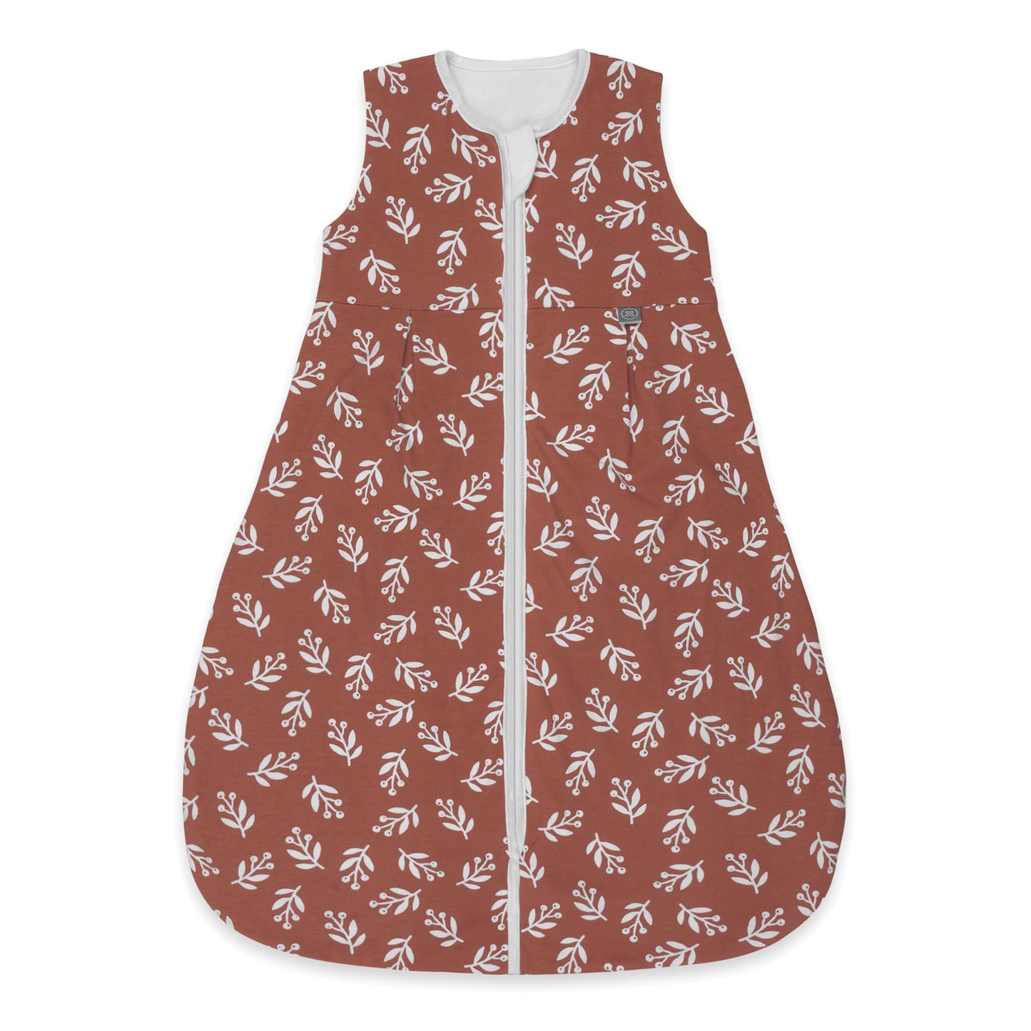 emma & noah Baby Sleeping Bag 1.0 TOG, All-Year Sleeping Bag for Spring, Summer and Autumn, 100% Organic Cotton, Oeko-Tex Certified, Romper Bag for Newborns (Leo Grey, 70 cm)