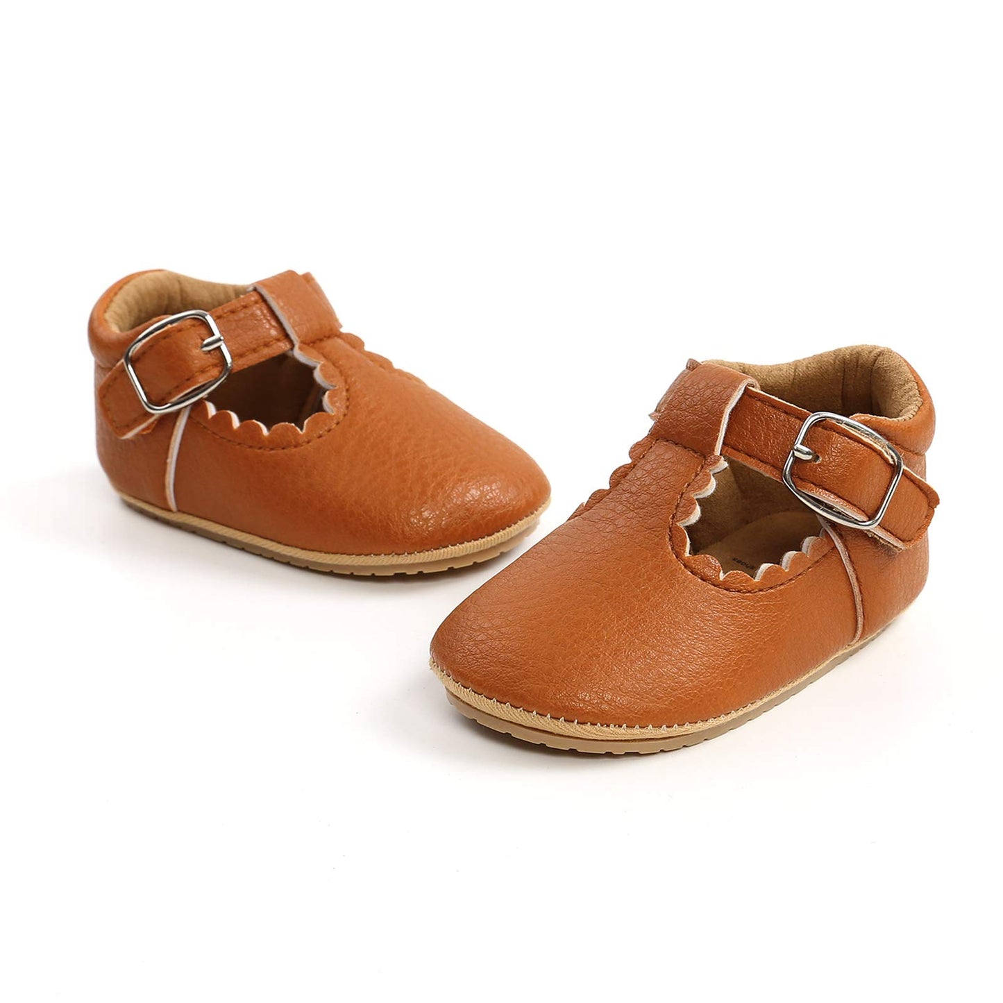 RVROVIC Baby Mädchen Mokassins Prinzessin Mary Jane Flache Kleider Schuhe Premium Leichte Weiche Sohle Krippe Schuhe Kleinkind Schuhe
