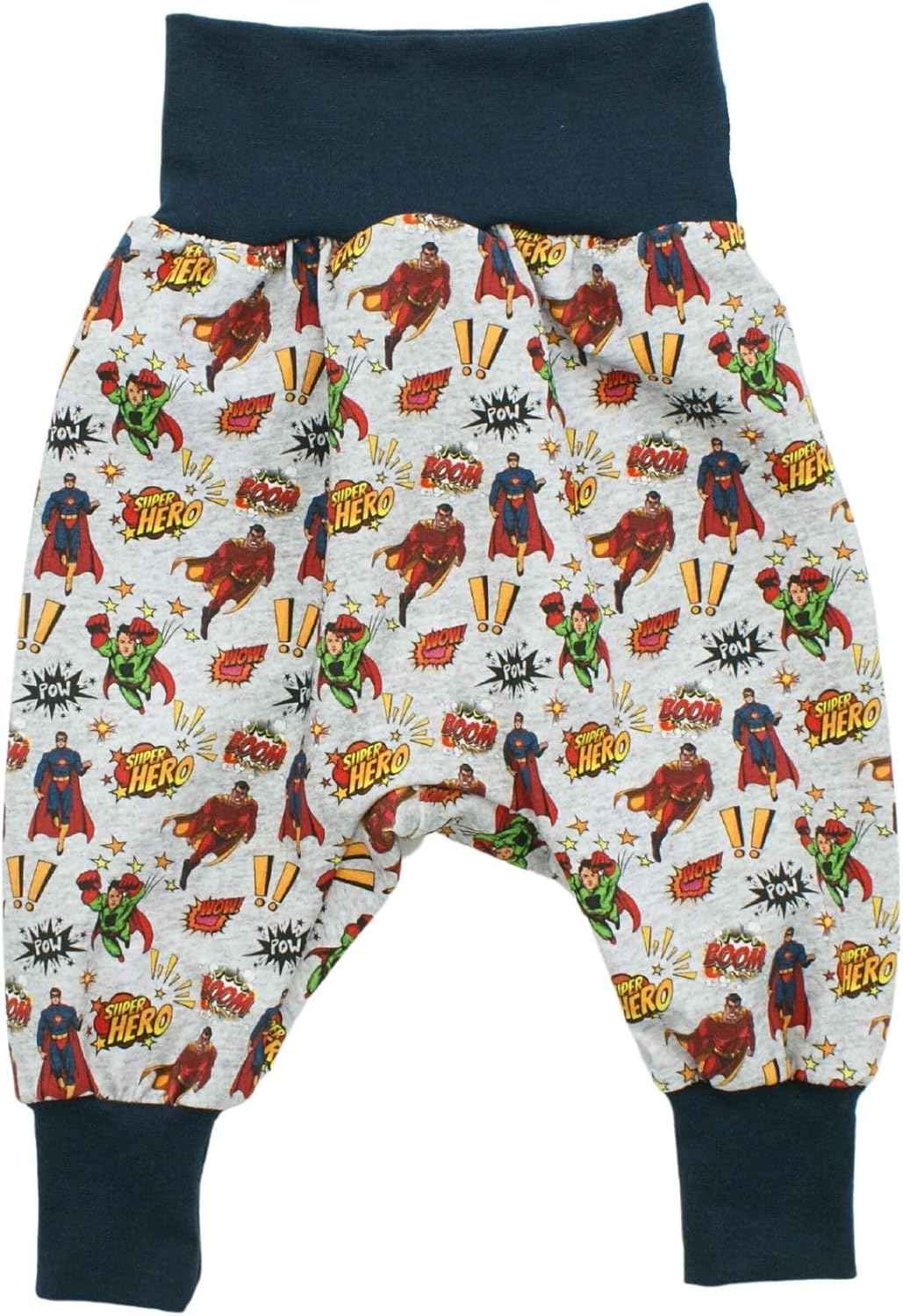 Kleine Könige Baby Boys' Baggy Trousers, Many Patterns, Ökotex 100 Certified, Sizes 50-128