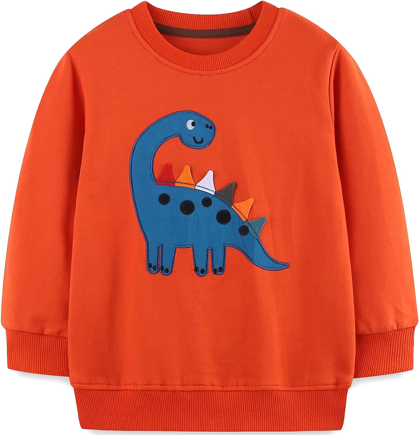 MUJOQE Jungen Sweatshirt Baumwolle Pullover Kinder Warme Langarm Shirt Activewear Tops 1-7 Jahre