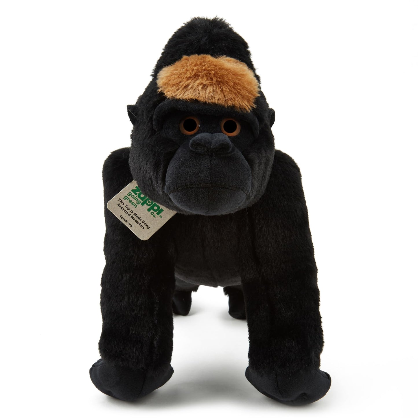 Zappi Co Rhinoceros Rhinoceros Plush Toy (22 cm) Horned Miracle - Soft, Cuddly, 100% Recycled - Mighty African Friend