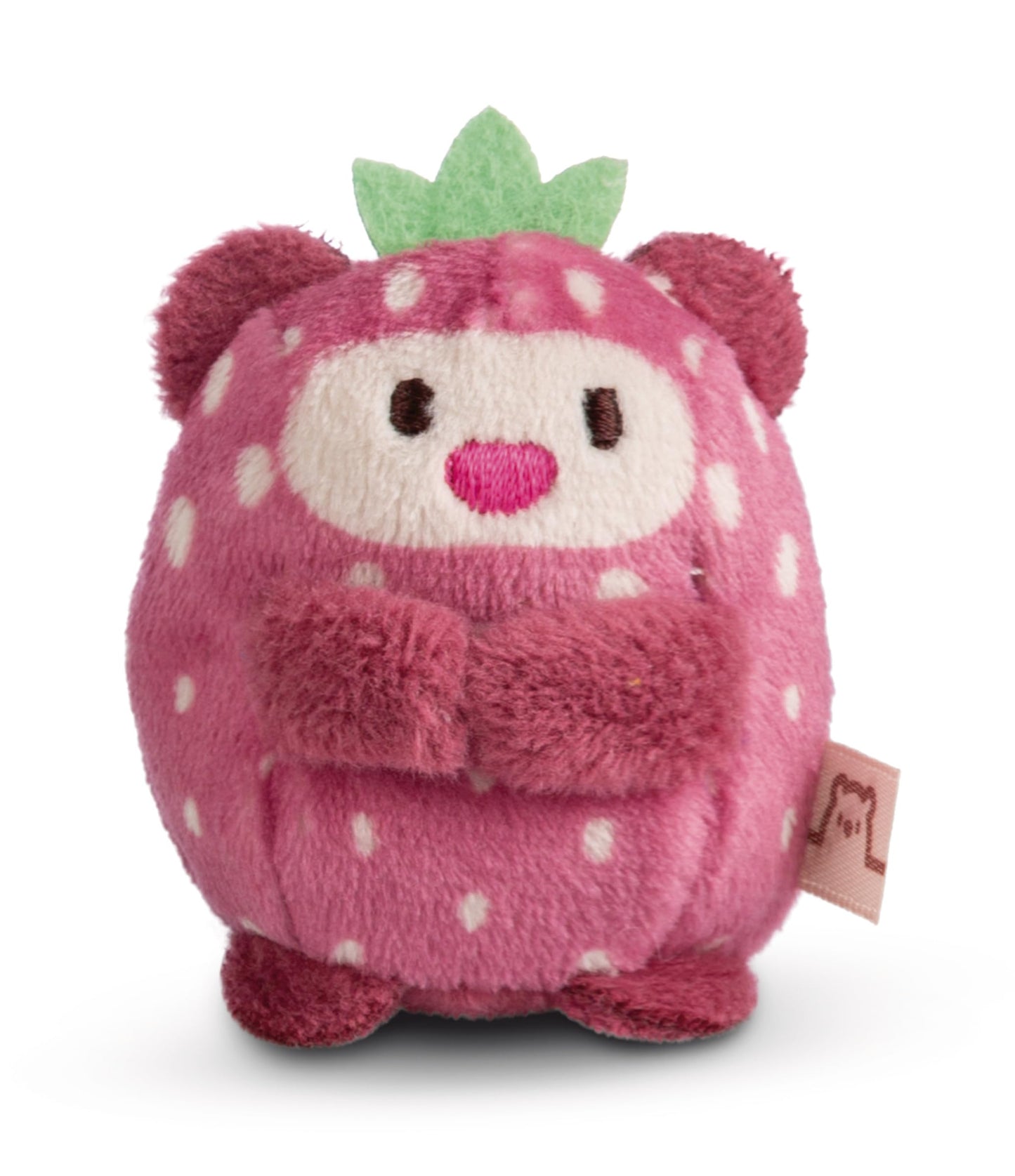 NICI My Mochi Cuddly Toy Ladybird Dozz Hamburger 5 cm Beige - Soft Plush Toy - Cute Plush Toy for Cuddling and Playing, for Children and Adults, Great Gift Idea