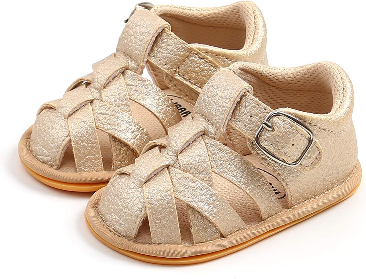 RVROVIC Babyschuhe für Jungen und Mädchen – Premium Weiche Anti-Rutsch Gummisohle für Säuglinge – Sommer Outdoor Sandalen für Kleinkind Erste Walker