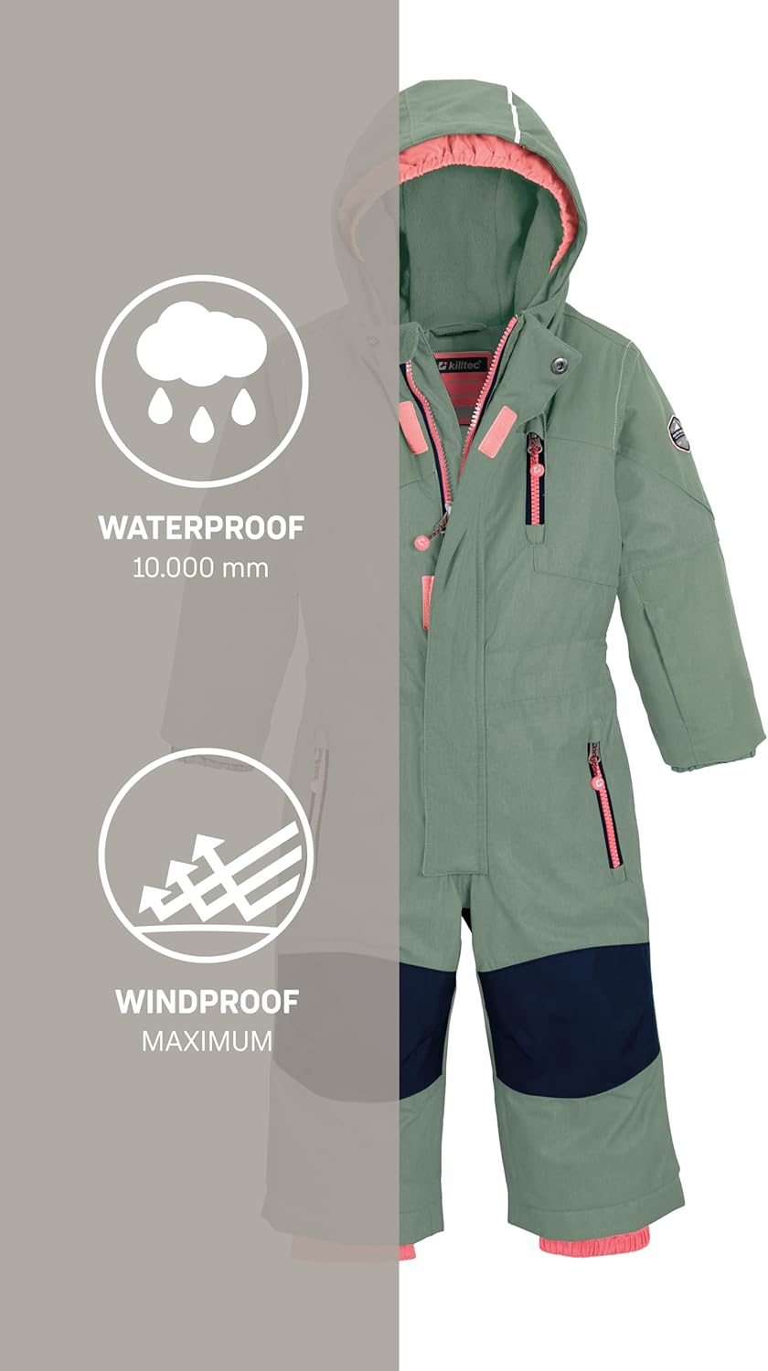 Killtec Kesley Mini Ski Overall/Snowsuit with Hood Unisex Children's