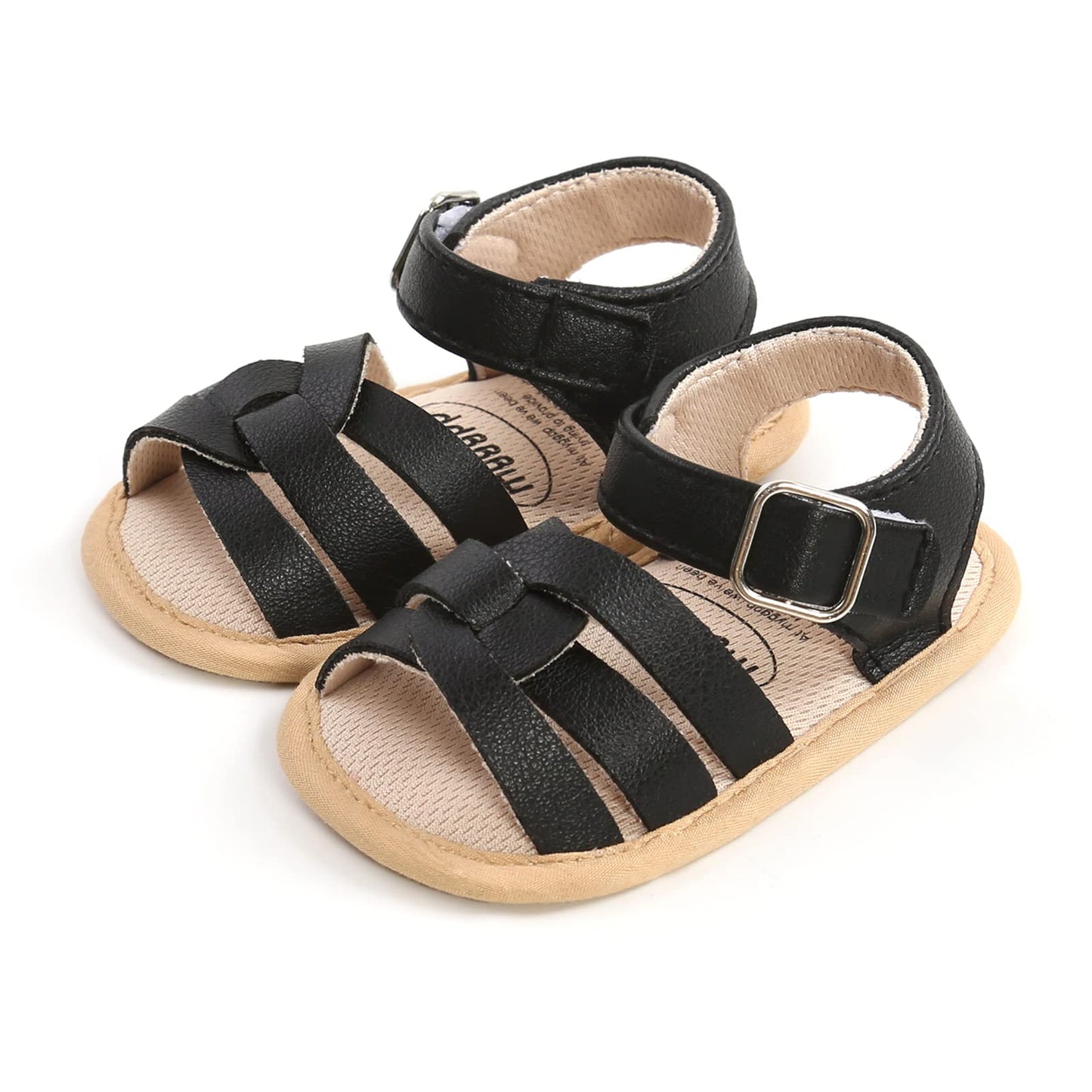 Babyschuhe RVROVIC Sandalen für Jungen und Mädchen mit weichem Sohlen, leichten Sommer-Schuhen und Schleifen-Knoten für Kleinkinder, ideal für den Outdoor-Gang.
