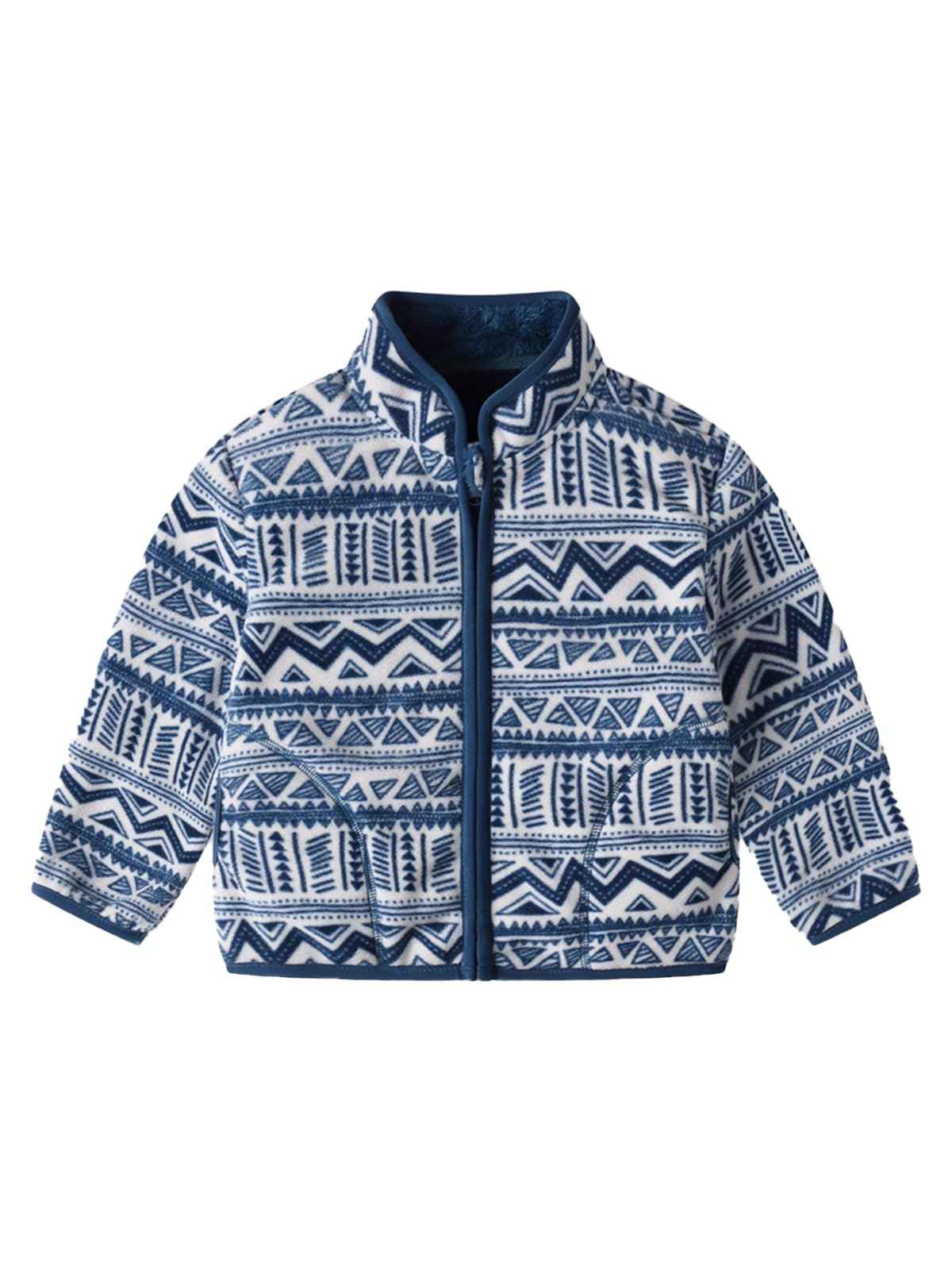 LUVCES Baby Jacket Boys Unisex Toddler Girls Kids Warm Fleece Jacket Full Zip Pullover Outerwear Sweatshirt