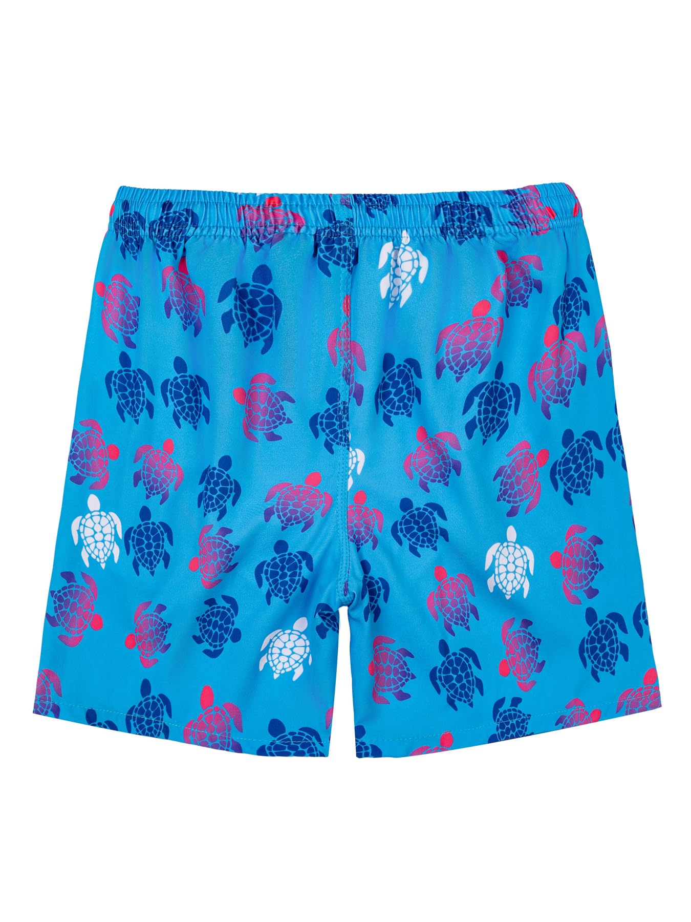 CALBOUNT Boys' Swimming Shorts Printed Quick Dry Swim Shorts with Inner Shorts