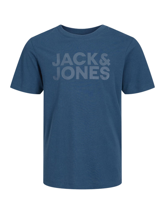 JACK & JONES Men's Jjecorp Logo Tee Ss Crew Neck Noos Jr T-Shirt