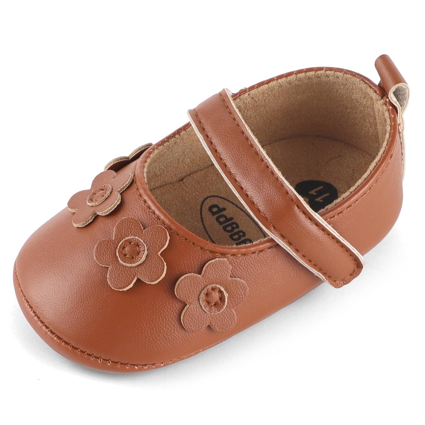 MASOCIO Baby Lauflernschuhe Krabbelschuhe Mädchen Kleinkind Rutschfesten Lederpuschen Babyschuhe 3-18 Monate