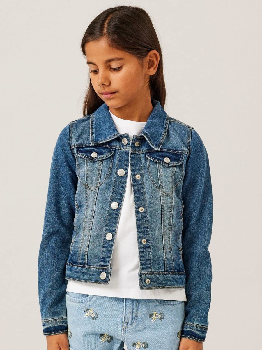 NAME IT Girl's Long-Sleeved Denim Jacket