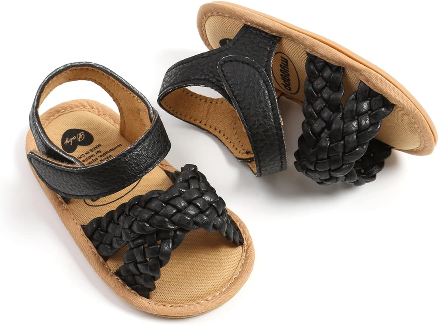 RVROVIC Babyschuhe für Jungen und Mädchen – Premium Weiche Anti-Rutsch Gummisohle für Säuglinge – Sommer Outdoor Sandalen für Kleinkind Erste Walker