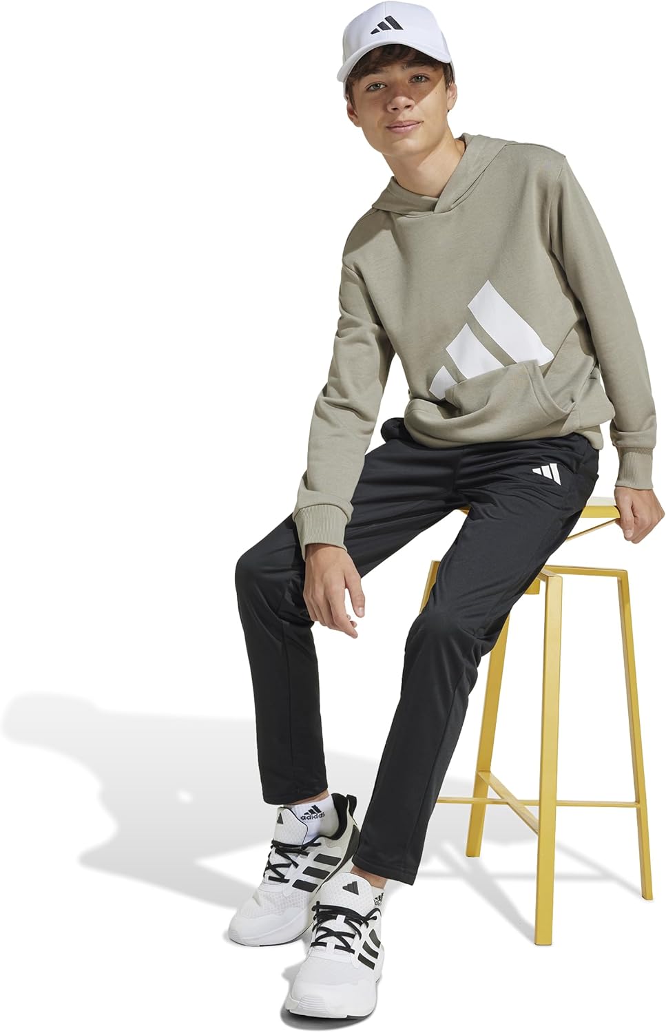 adidas Unisex Kinder Essentials Big Logo Hoodie Hooded Sweatshirt (1er Pack)