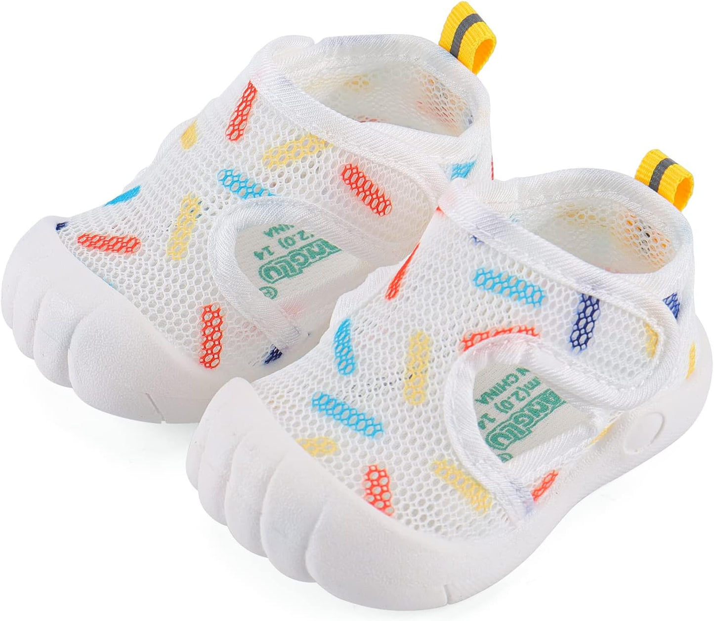 LACOFIA Baby Lauflernschuhe Unisex Erste Babyschuhe Kleinkind Mesh Sneaker rutschfeste Atmungsaktive Turnschuhe
