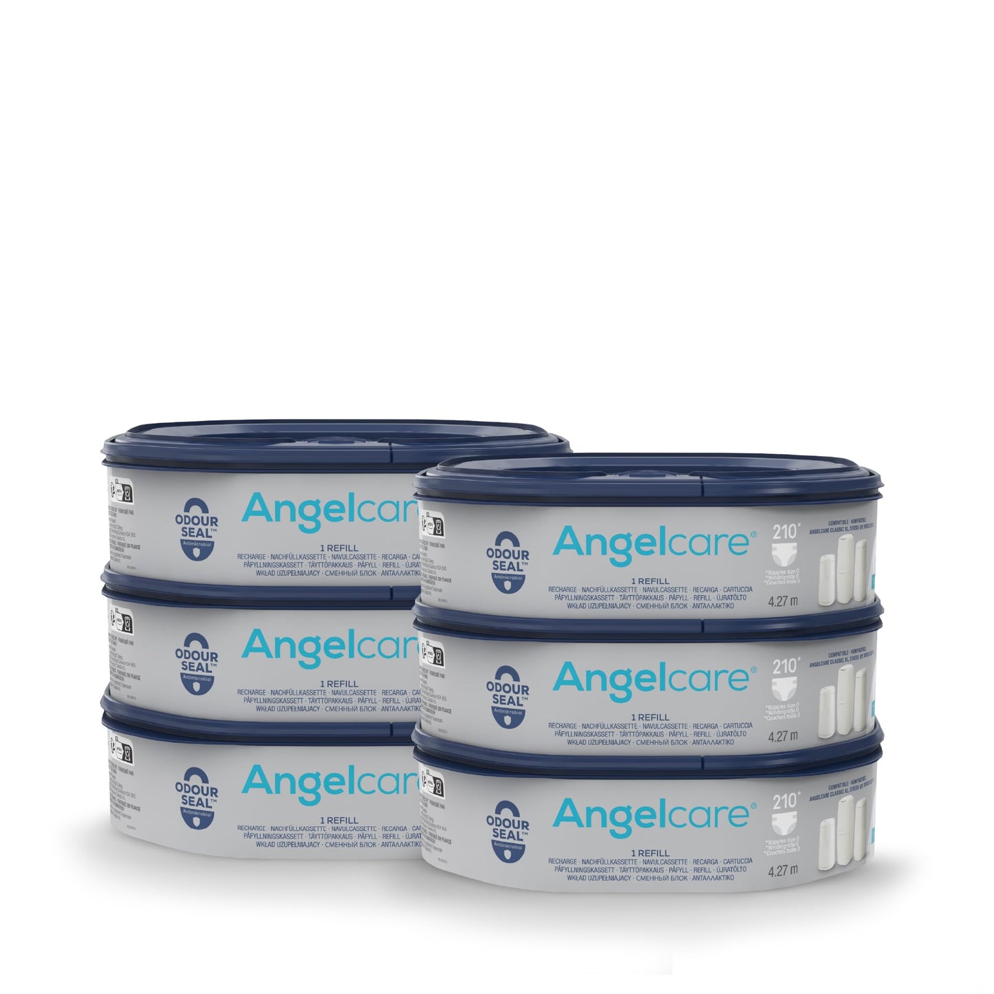 Angelcare Pack of 6 Refill Cassettes Dress-Up