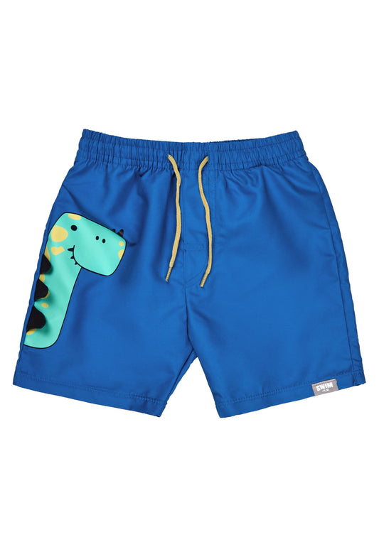 Sterntaler Badeshorts Dino - UV-Schutz 50+ Schwimmhose Knielang - Jungen Beachwear - Baby Schwimmshort mit Windeleinsatz bis Größe 86/92 und verstellbarem Kordelzug im Bund