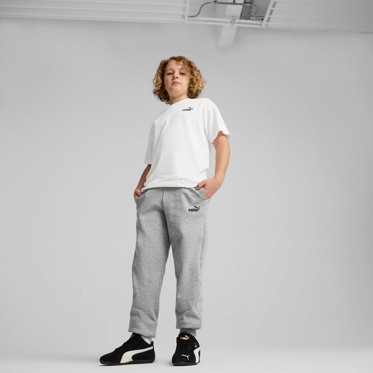 PUMA ESS No. 1 Logo FL B Boys' Knitted Trousers
