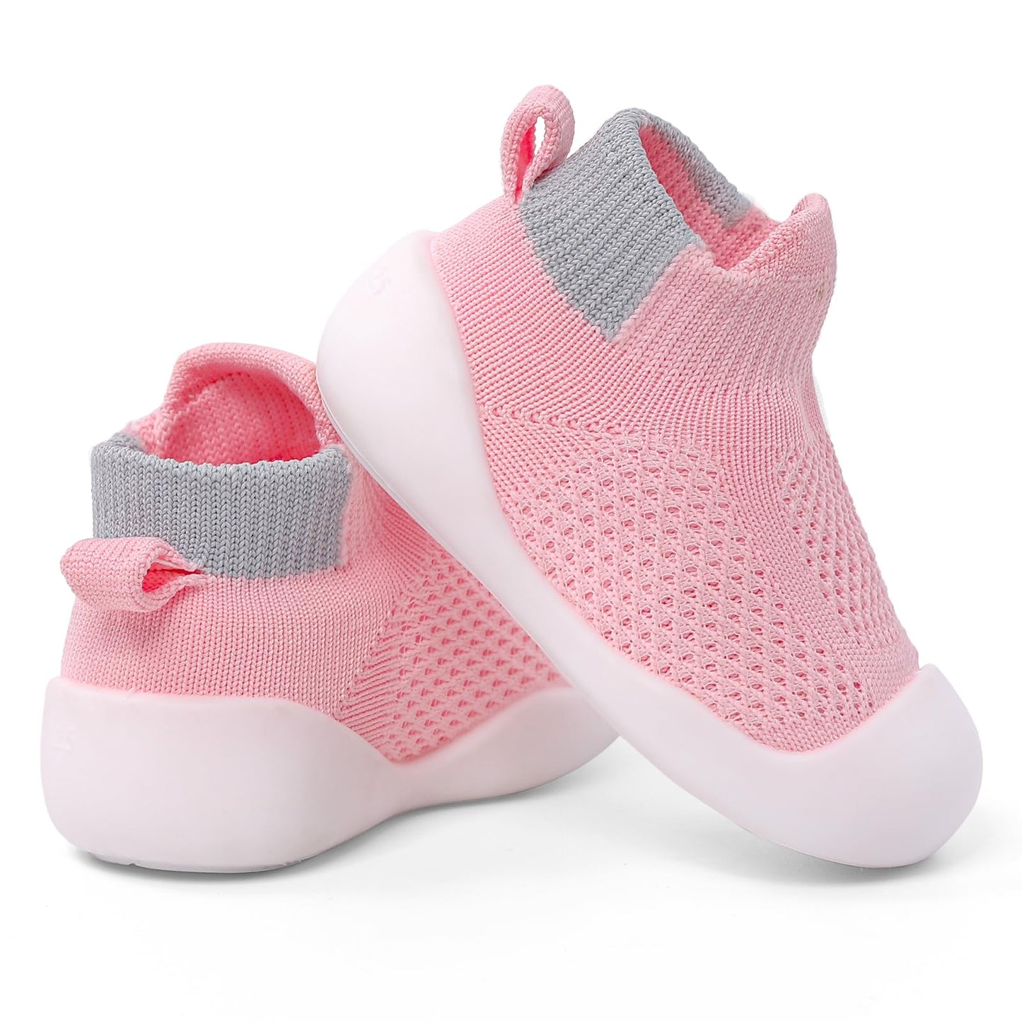 LACOFIA Babyschuhe für Mädchen und Jungen - Atmungsaktive Krabbelschuhe mit rutschfester Gummisohle für Kleinkinder