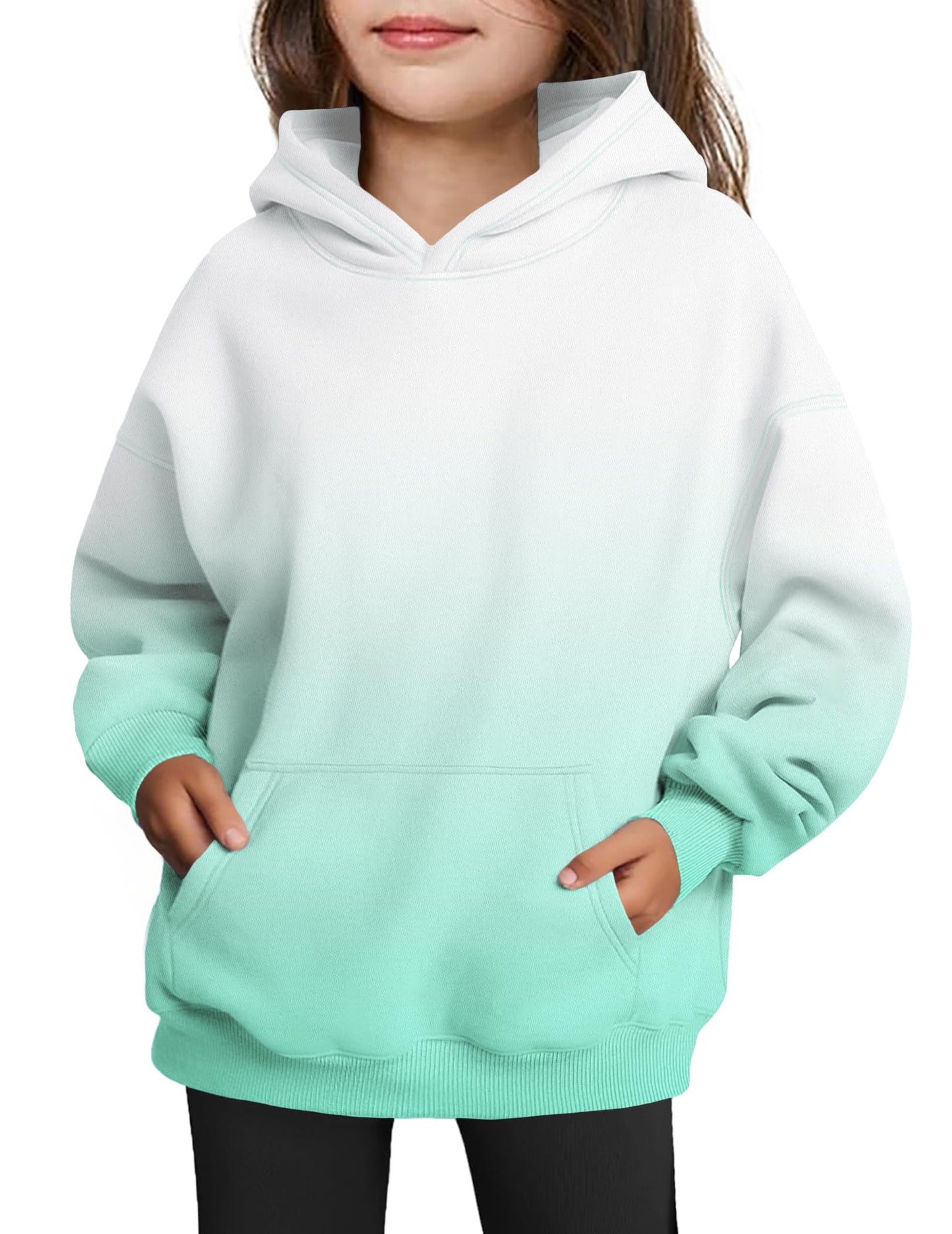 Arshiner Girls' Warm Fleece Children's Hoodie Winter Pullover with Pocket Sweatshirt for Girls 6-16 Years
