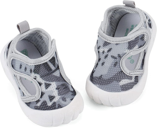 LACOFIA Baby First Walker Shoes Unisex First Baby Shoes Toddler Mesh Sneakers Non-Slip Breathable Sneakers