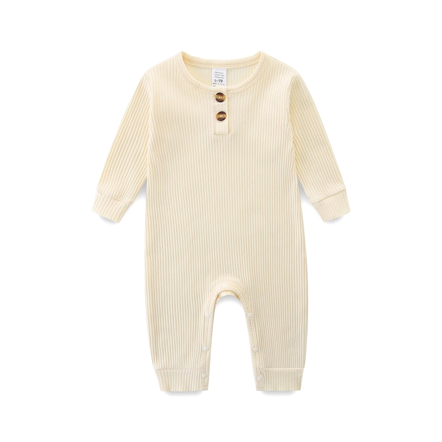 KIDDLETOWN Baby Schlafanzug, Baby Schlafstrampler, Baby Pyjam, Strampler Neugeborene, Babyschlafanzug Baumwolle, Schlafanzug, Pyjamas Langarm Strampler Schlafoverall für Mädchen und Jungen