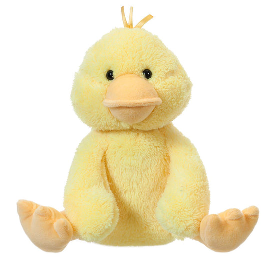Apricot Lamb Cuddly Toy Velvet Duck 23 cm - Plush Toy Plush Toy for Children and Baby - Fluffy Stuffed Toy for Playing, Gift & Cuddling - Cozy Cuddly Toy - Duck