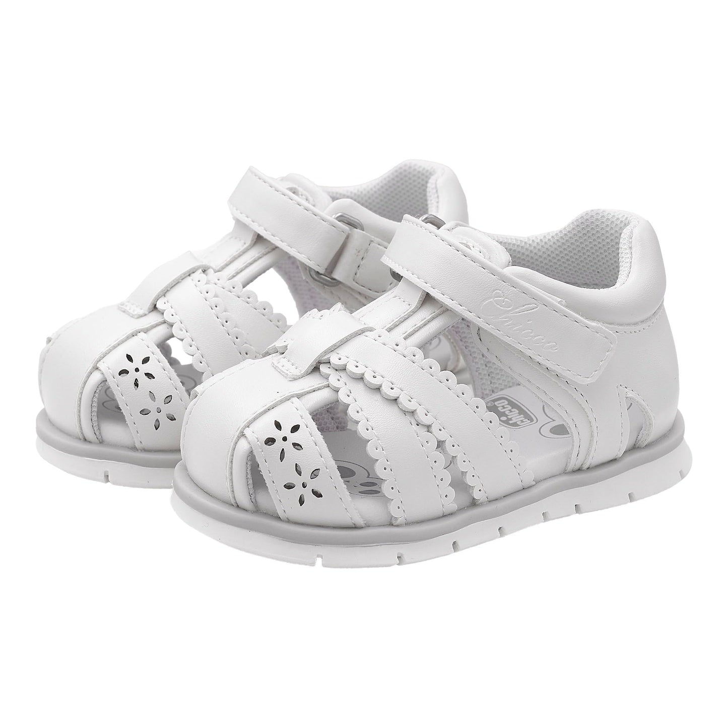 Chicco Mädchen Spinnen Riemen 2 Sandale – Bequeme Babyschuhe für kleine Abenteuer