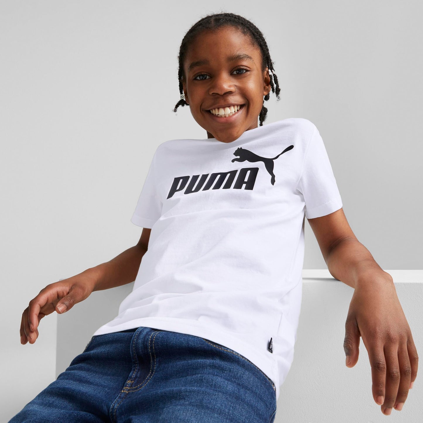 PUMA Jungen T-shirt ESS Logo Tee B