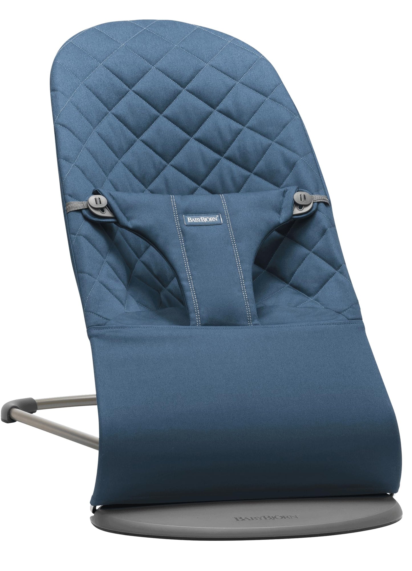 BabyBjörn Bliss Baby Bouncer, Woven, Classic Quilting, Sand Grey