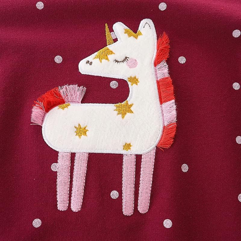 Mädchen Pullover für Kinder Langarmshirt Baumwolle Sweatshirt Winter Kleidung Langarm Tops 1-7 Jahre