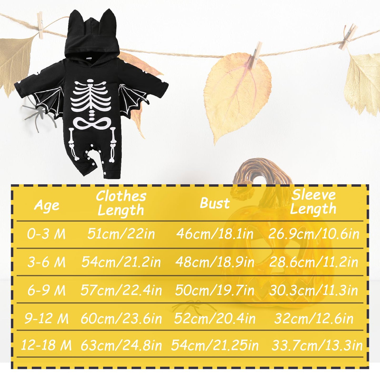 Halloween Costume Baby, Bat Costume Baby, Halloween Romper Newborn, My First Halloween Outfit Babies Halloween Costume, Babies Bat Costume 0-24 Months