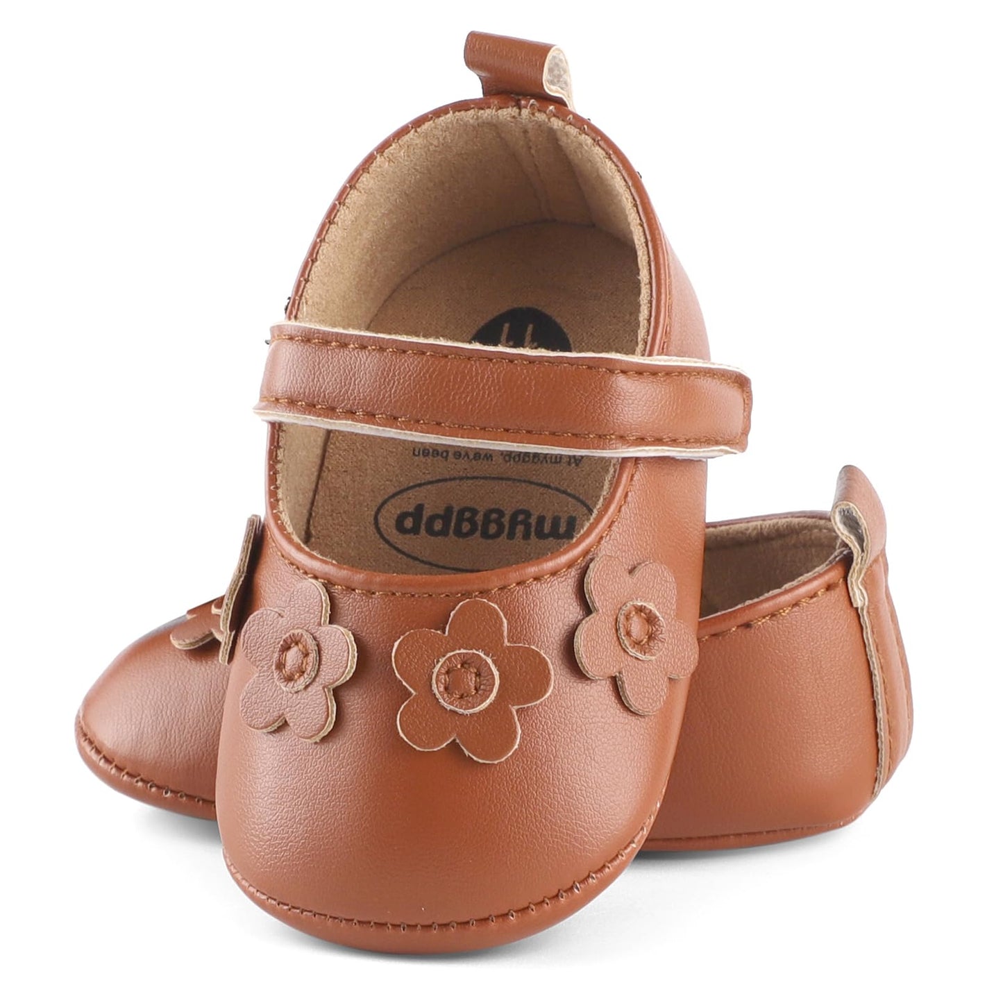 MASOCIO Baby Lauflernschuhe Krabbelschuhe Mädchen Kleinkind Rutschfesten Lederpuschen Babyschuhe 3-18 Monate