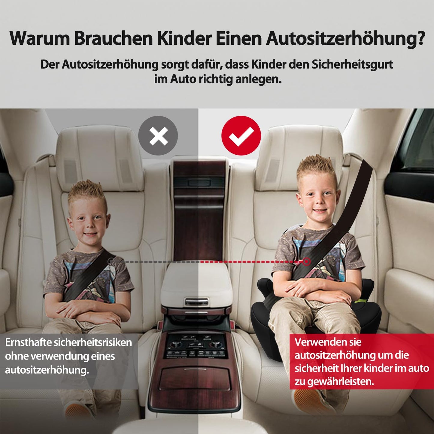 LETTAS I-Size 360°drehbar Kindersitz 40-150 cm, Gruppe 0+1/2/3, 0-12 Jahre, 0-36 kg, Baby Autositz mit isofix ECE R129 - Meloni2