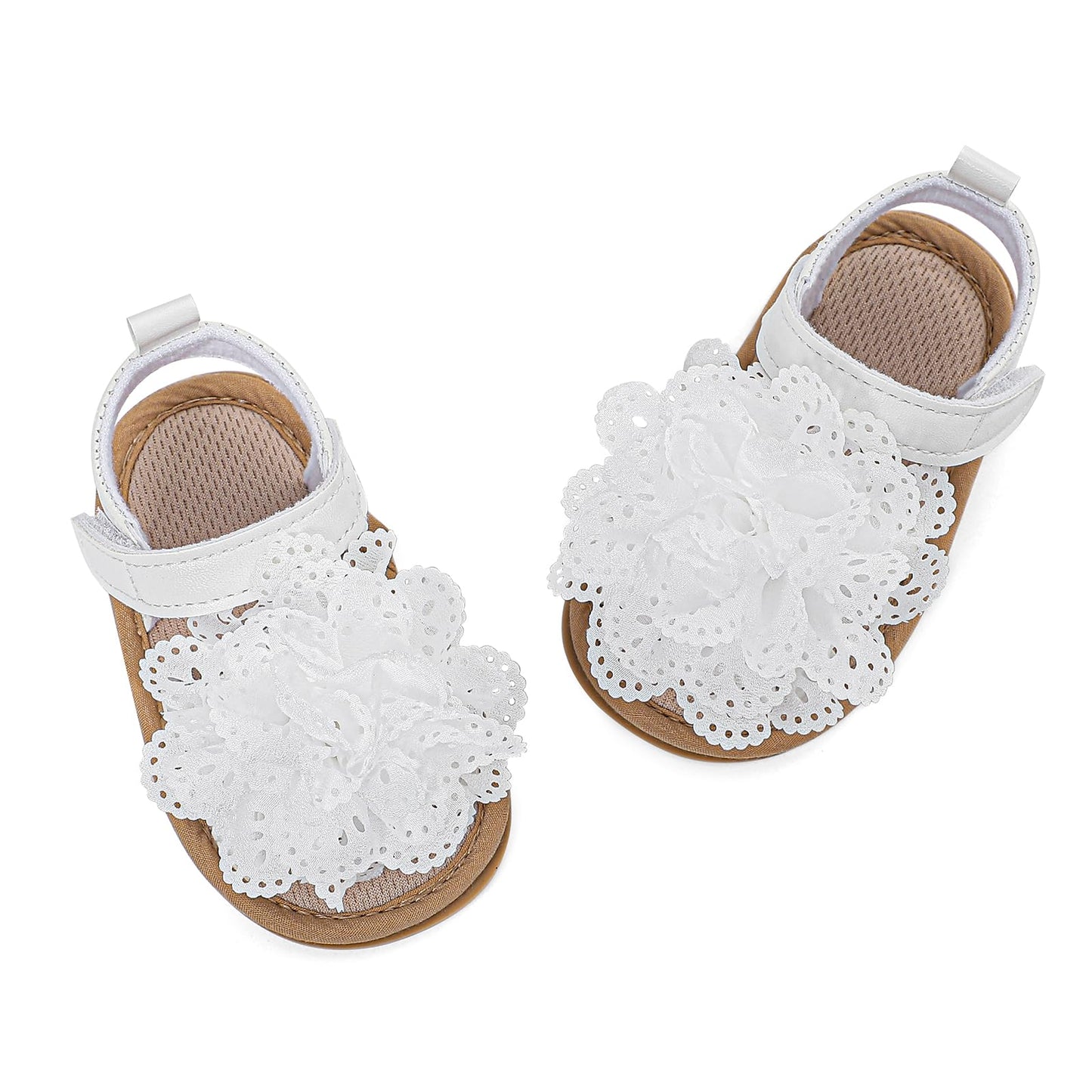LACOFIA Babyschuhe für Mädchen – Sommerblumen Sandalen für Kleinkinder